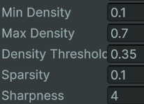 Iron Generation Parameters