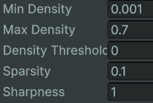 Tree Generation Parameters